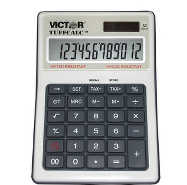 Victor Technology 99901 Desktop Basic calculator Schwarz, Weiß Taschenrechner