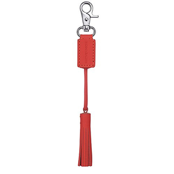 Native Union LINK-ORG-COR-L USB A Lightning Koralle, Rot USB Kabel