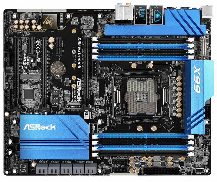 Asrock X99 EXTREME6 Intel X99 Socket R (LGA 2011) ATX motherboard