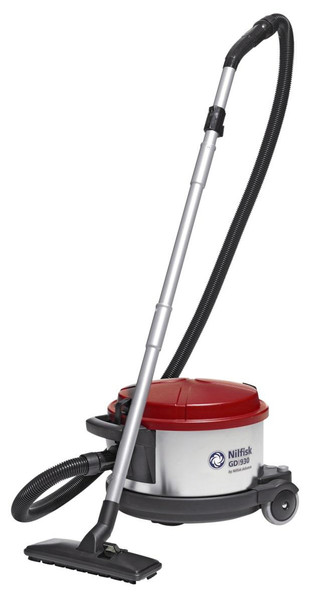 Nilfisk GD930 Drum vacuum cleaner 15L 1200W D Red,Silver