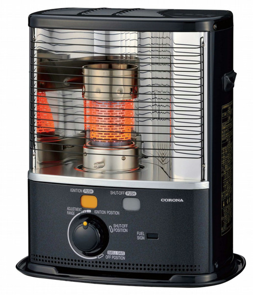 Tecno Air System CORONA RX 2485 Floor 2400W Black electric space heater