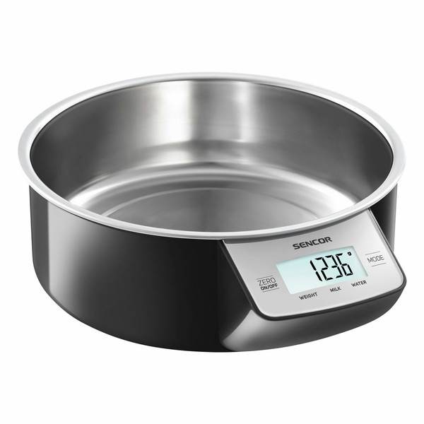 Sencor SKS 4030BK Electronic kitchen scale Черный, Нержавеющая сталь кухонные весы