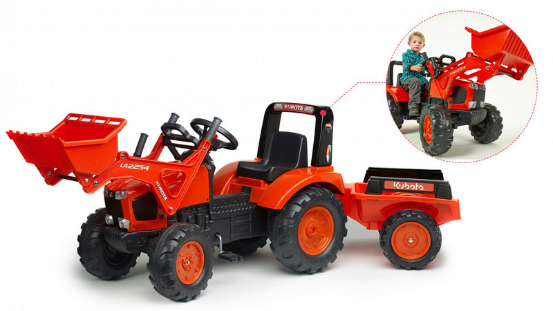 Falk 2060AM Pedal Tractor Black,Red ride-on toy