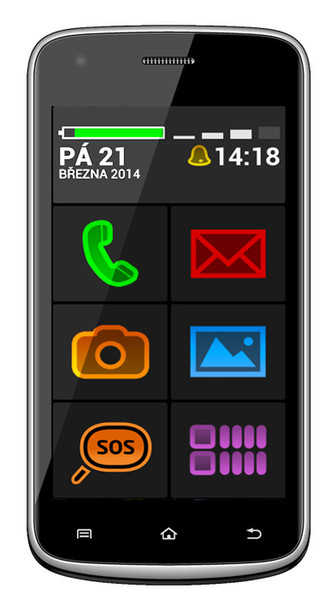 Aligator AS4020SG 0.5GB Grau Smartphone