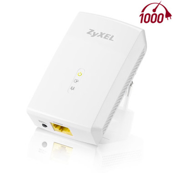 ZyXEL PLA5206 1000Mbit/s Eingebauter Ethernet-Anschluss Weiß PowerLine Netzwerkadapter