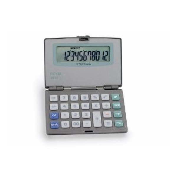 Royal XE12 Tasche Basic calculator Grau Taschenrechner