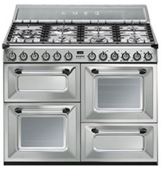 Smeg TR4110X Freestanding Gas hob A Stainless steel cooker