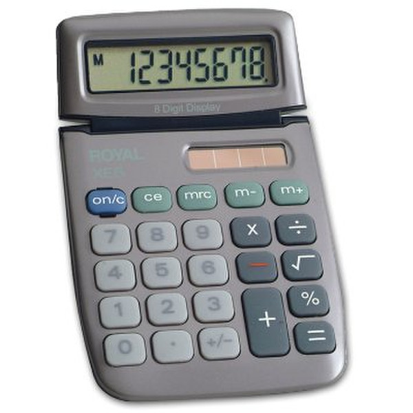 Royal XE 6 Pocket Display calculator Grey