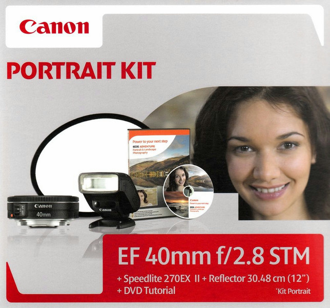 Canon EF 40mm f/2.8 STM + 270EXII SLR Standard lens Черный