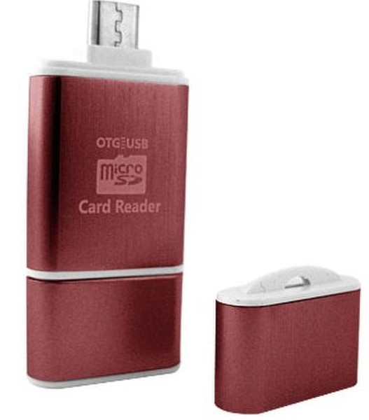 Data Components 076264 USB 2.0 Red card reader