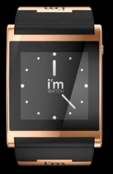 I AM i’m Watch 1.54Zoll TFT Gold,Pink Smartwatch