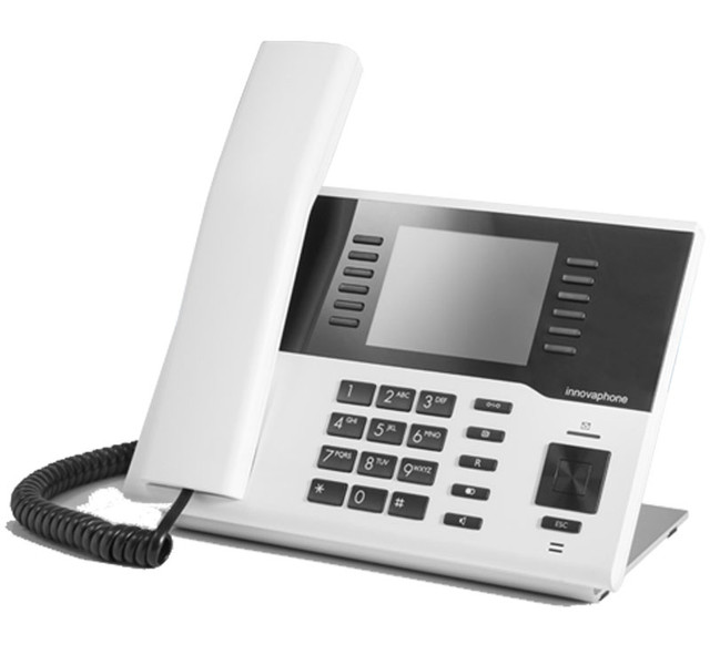 Innovaphone IP222 Проводная телефонная трубка Белый