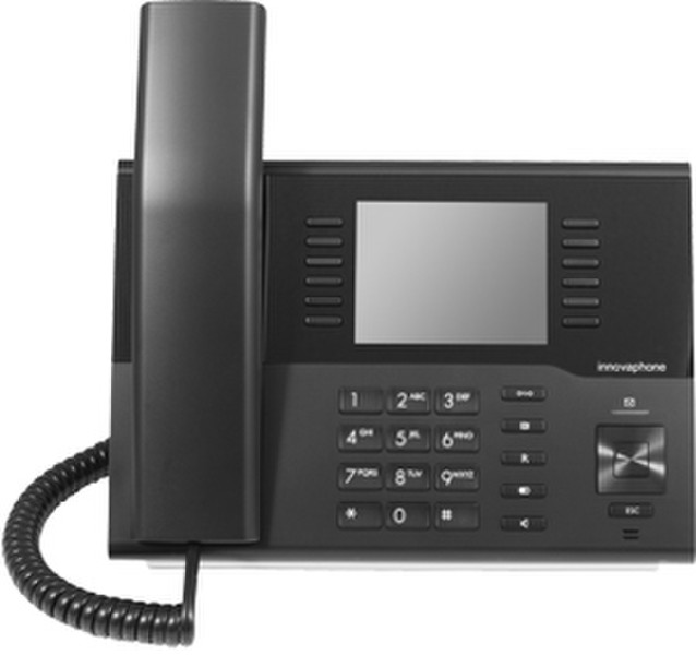 Innovaphone IP222 Проводная телефонная трубка Черный