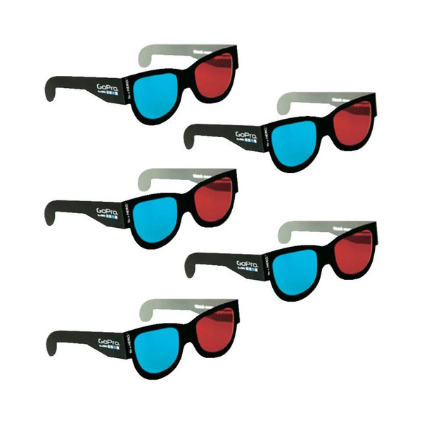 KPSPORT A3DGL-501 Black,Blue,Red 5pc(s) stereoscopic 3D glasses