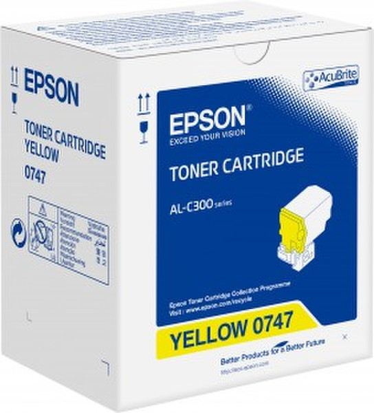 Epson C13S050747 Тонер 8800страниц Желтый тонер и картридж для лазерного принтера