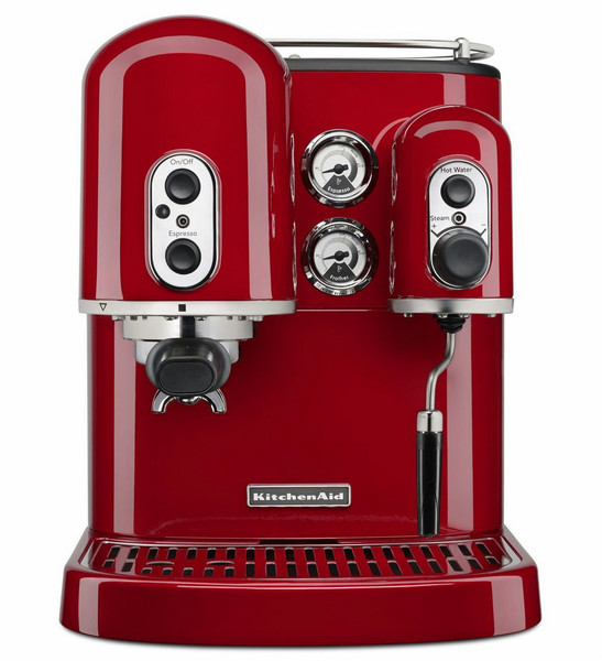 KitchenAid KES2102ER Espresso machine 2.5л 2чашек Красный