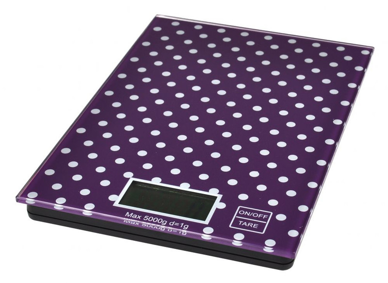 Efbe-Schott TKG EKS 1001 PWD Electronic kitchen scale Пурпурный, Белый кухонные весы