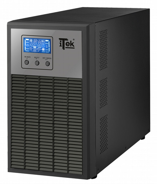 iTek WinPower 3000 Double-conversion (Online) 3000VA 4AC outlet(s) Black uninterruptible power supply (UPS)
