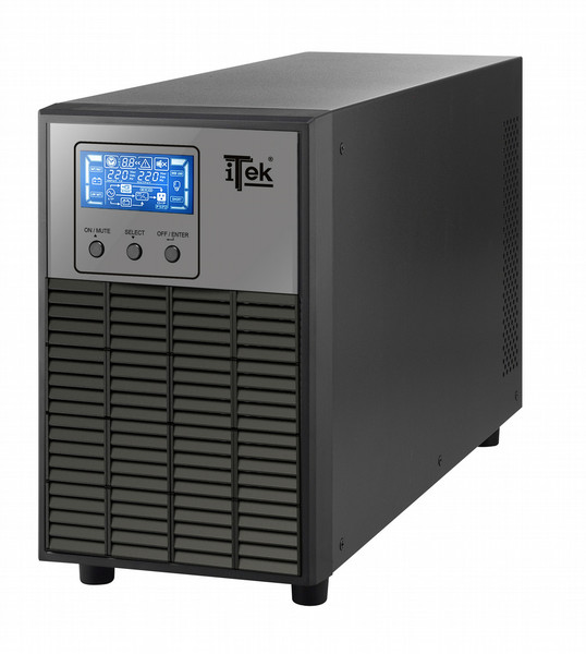 iTek WinPower 2000 Double-conversion (Online) 2000VA 3AC outlet(s) Black uninterruptible power supply (UPS)