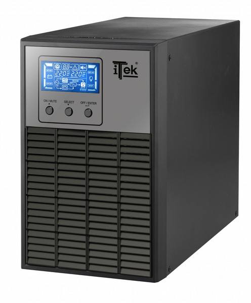 iTek WinPower 1000 Double-conversion (Online) 1000VA 3AC outlet(s) Black uninterruptible power supply (UPS)
