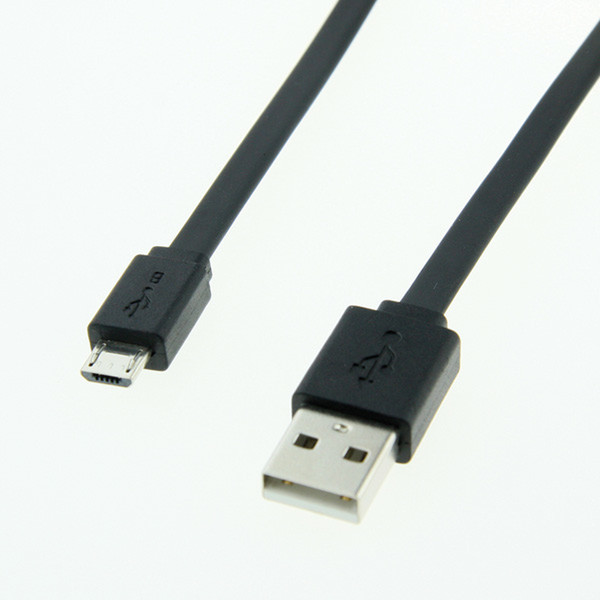 Secomp USB 2.0 Cable, A - Micro B, M/M, black, 1m 1m