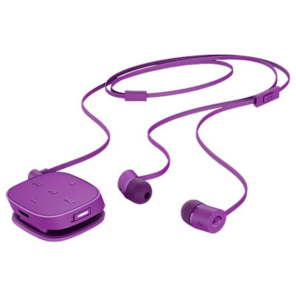 HP H5000 Neon Purple Bluetooth Headset In-ear Binaural Bluetooth Black