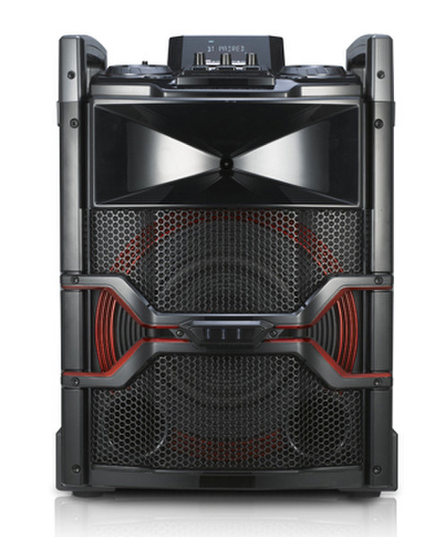 LG OM5540 Mini-Set 330W Schwarz, Rot Home-Stereoanlage