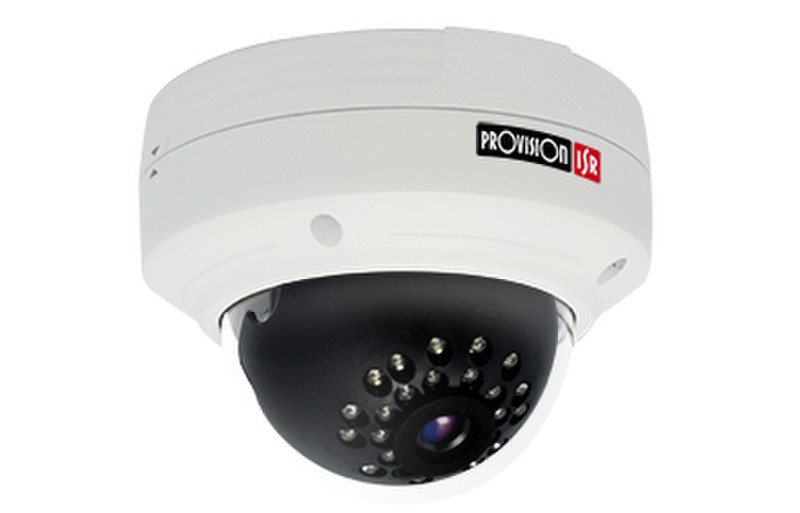 Provision-ISR DAI-380HDE04 CCTV security camera Outdoor Kuppel Schwarz, Weiß Sicherheitskamera