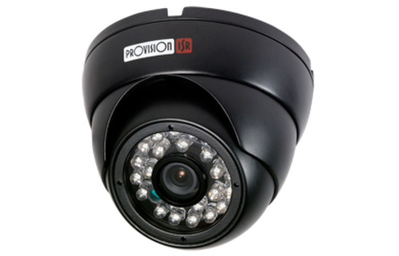 Provision-ISR DI-370DIS36(FL) CCTV security camera Innen & Außen Kuppel Schwarz
