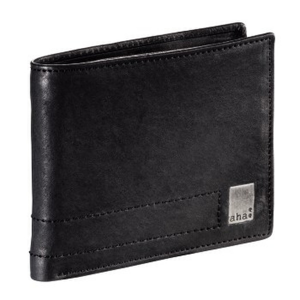 Hama Vintage Three Male Leather Black wallet