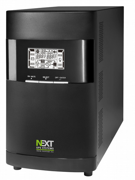 NEXT UPS Systems Logix 3000 Double-conversion (Online) 3000VA 8AC outlet(s) Tower Black uninterruptible power supply (UPS)