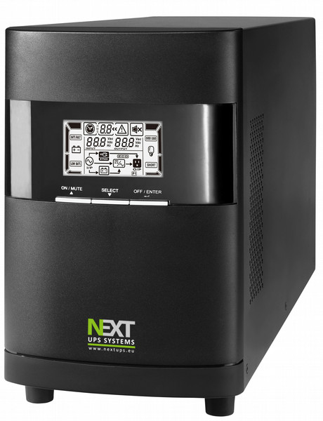 NEXT UPS Systems Logix 1000 Double-conversion (Online) 1000ВА 4розетка(и) Tower Черный источник бесперебойного питания