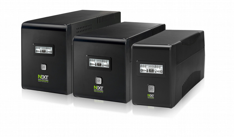 NEXT UPS Systems Mint 850 Line-Interactive 850VA 4AC outlet(s) Tower Black uninterruptible power supply (UPS)