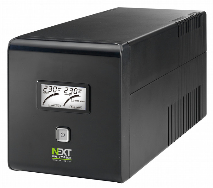 NEXT UPS Systems Mantis 1000 Интерактивная 1000ВА 4розетка(и) Tower Черный источник бесперебойного питания