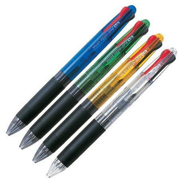 Pilot Feed GP4 Black,Blue,Green,Red 12pc(s)