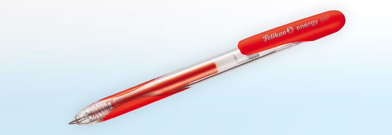 Pelikan Energy Retractable gel pen Красный 12шт