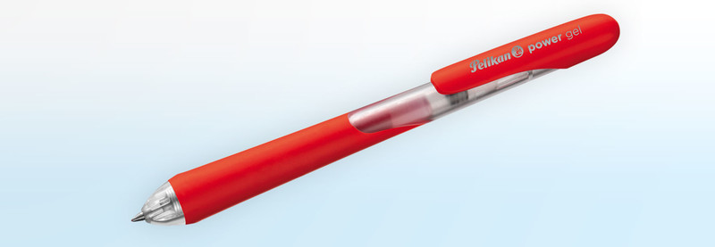 Pelikan Power Retractable gel pen Red 12pc(s)