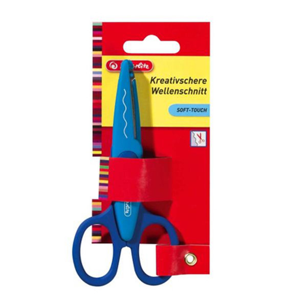 Pelikan 0K8741019 Art & craft scissors Figure cut Blue stationery/craft scissors