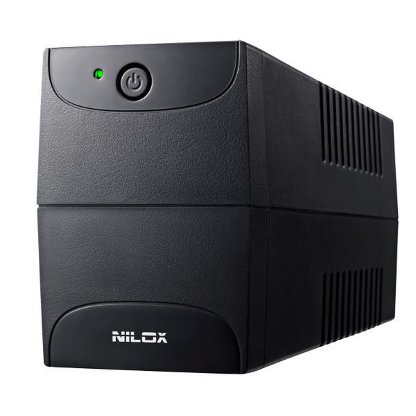 Nilox Line Inter Line-Interactive 800VA 3AC outlet(s) Tower Black uninterruptible power supply (UPS)