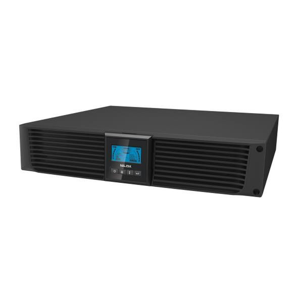 Nilox Server Pro LCD Zeile-interaktiv 2200VA 8AC outlet(s) Rackmount / Turm Schwarz Unterbrechungsfreie Stromversorgung (UPS)