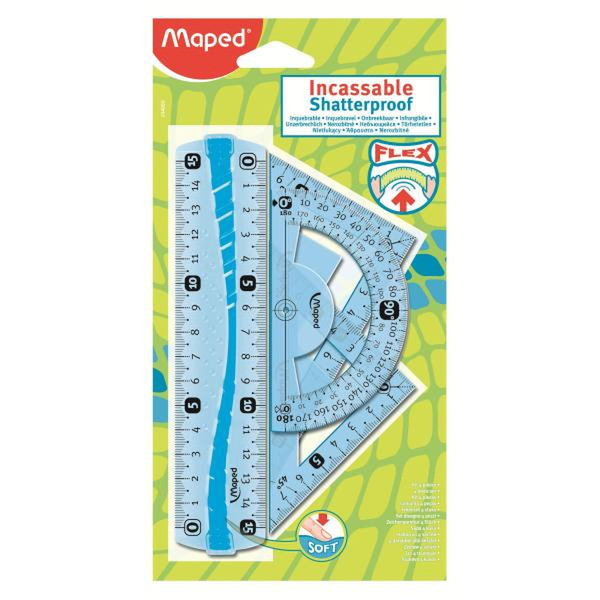 Maped Flex 4pc(s) Plastic ruler set