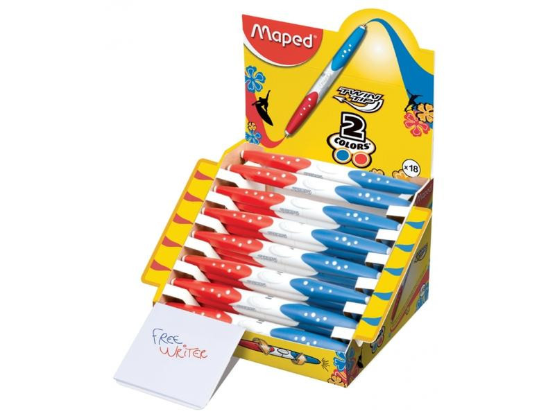 Maped Twin Tip 2 Blue,Red 18pc(s)