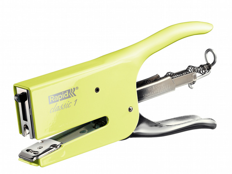 Rapid Classic K1 Standart clinch Yellow stapler