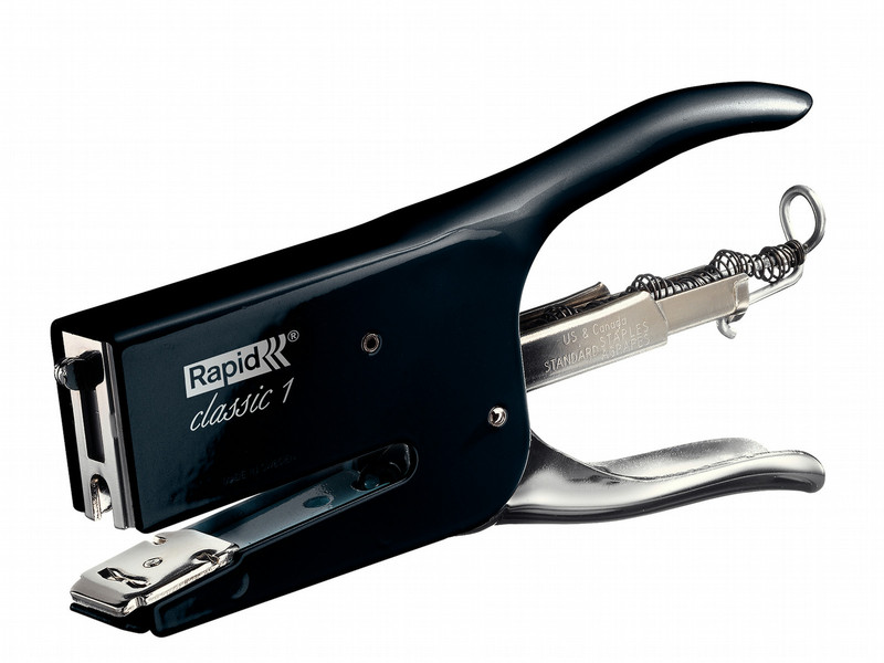 Rapid Classic K1 Standart clinch Black stapler