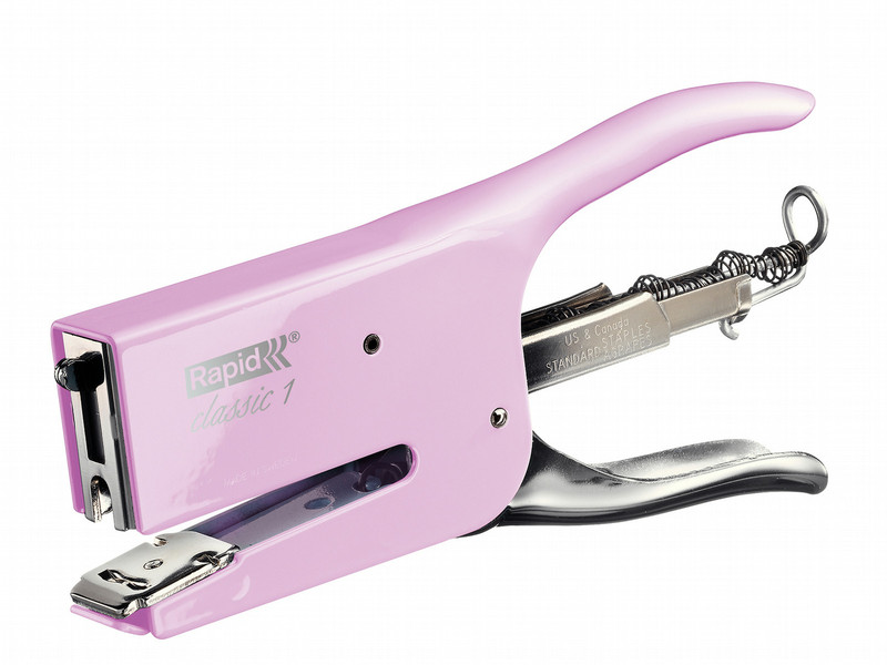Rapid Classic K1 Standart clinch Pink stapler