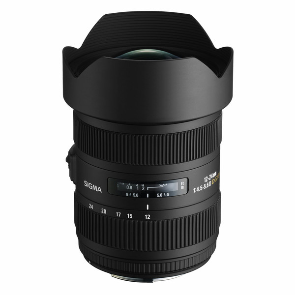 Sigma 12-24mm F4.5-5.6 DG HSM II SLR Ultra-wide lens Черный