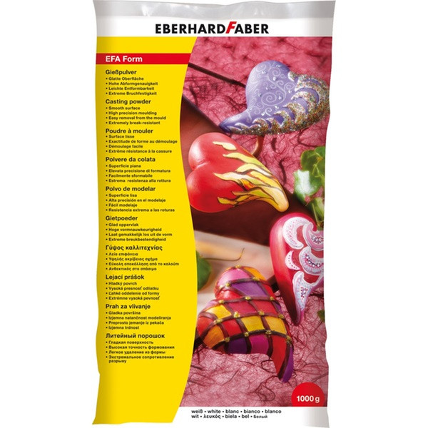 Eberhard Faber 570411 Gießpulver 1000g Weiß 1Stück(e) Modellier-Verbrauchsmaterial für Kinder
