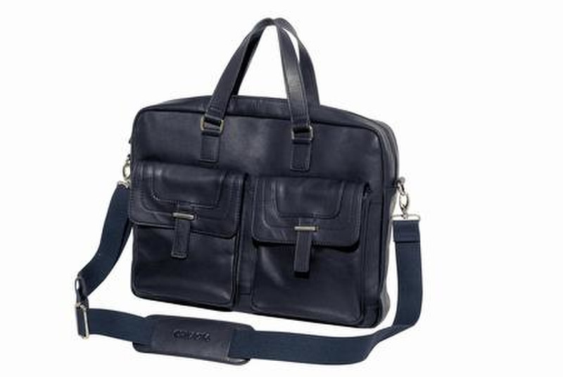 Orna Diplomatic 923EXE Leather Blue briefcase