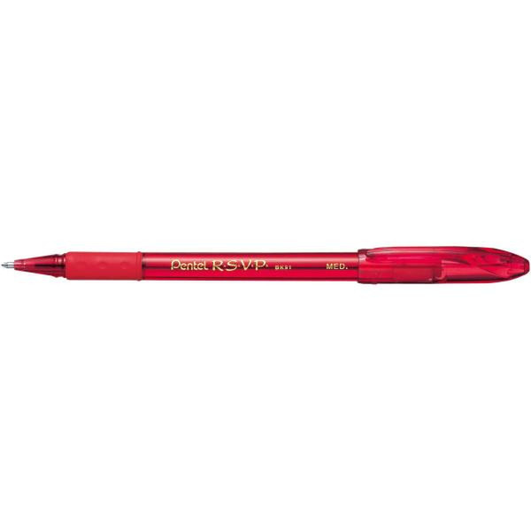 Pentel BK91CRB-B Красный 12шт шариковая ручка