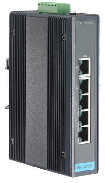 Advantech EKI-2725-BE Gigabit Ethernet (10/100/1000) Черный сетевой коммутатор